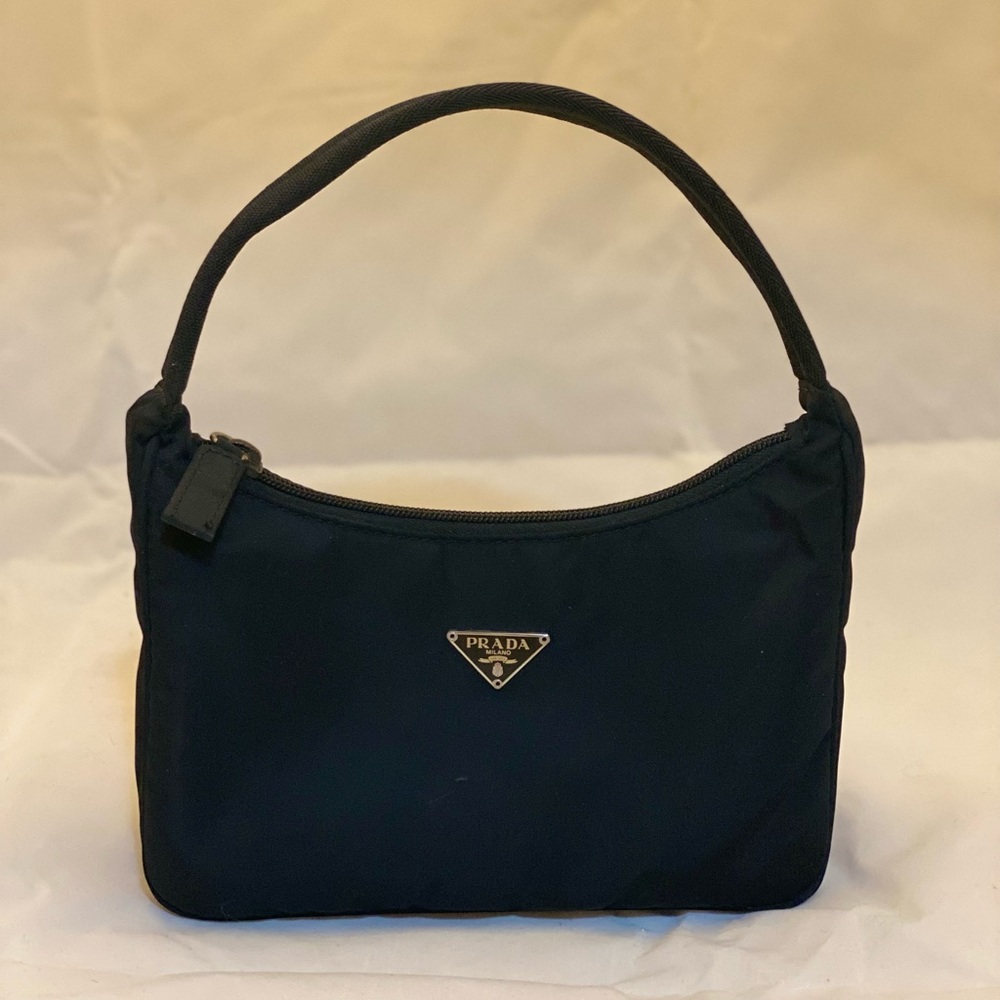 Prada Tessuto Nylon Sport Mini Shoulder Bag Black